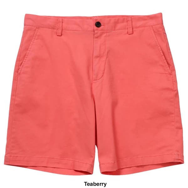 Mens Nautica Flat Front Stretch Deck Shorts