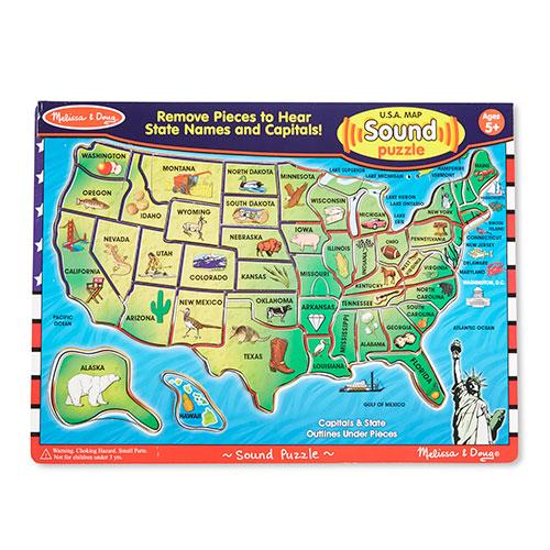Melissa &amp; Doug® U.S.A. Sound Puzzle