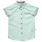 Boys &#40;4-7&#41; Distortion Solid Short Sleeve Button Down - image 1