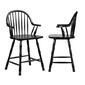 Besthom Black Cherry Selections High Back Bar Stools - Set of 2 - image 1