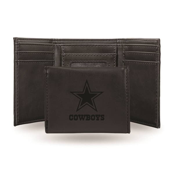 Mens NFL Dallas Cowboys Faux Leather Trifold Wallet - image 