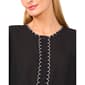 Womens Cece Long Sleeve Button Down Scallop Detail Blouse - image 3