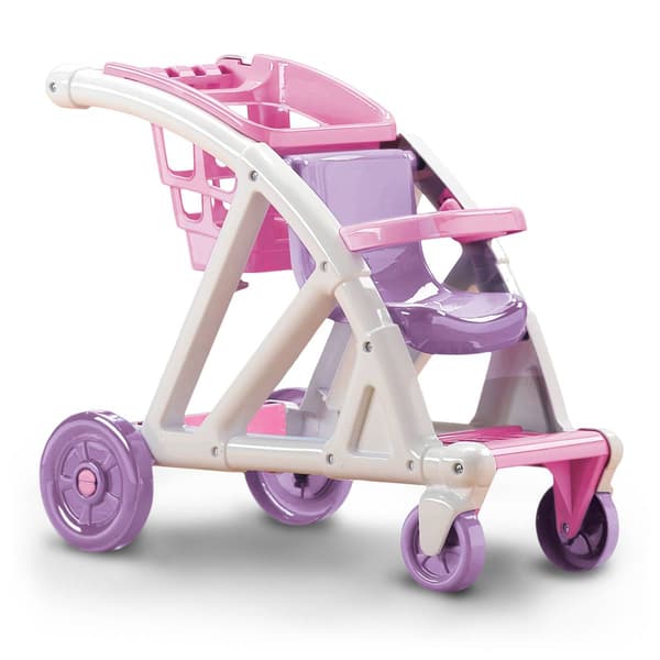 American Plastic Toys Shop with Me Stroller - image 