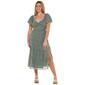 Juniors Trixxi Short Puff Sleeve Ditsy Sweatheart Midi Dress - image 1