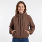 Juniors Love Tree Silk Zip Front Windbreaker Jacket - image 1