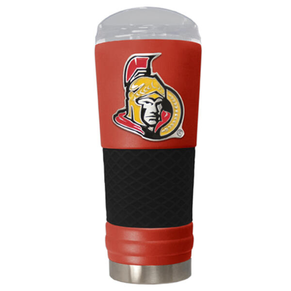 NHL Ottawa Senators DRAFT Powder Coated Stainless Steel Tumbler - image 