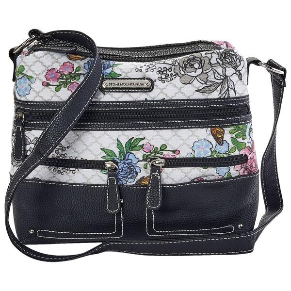 Stone Mountain Monarch Floral with Butterflies Irene Hobo - image 