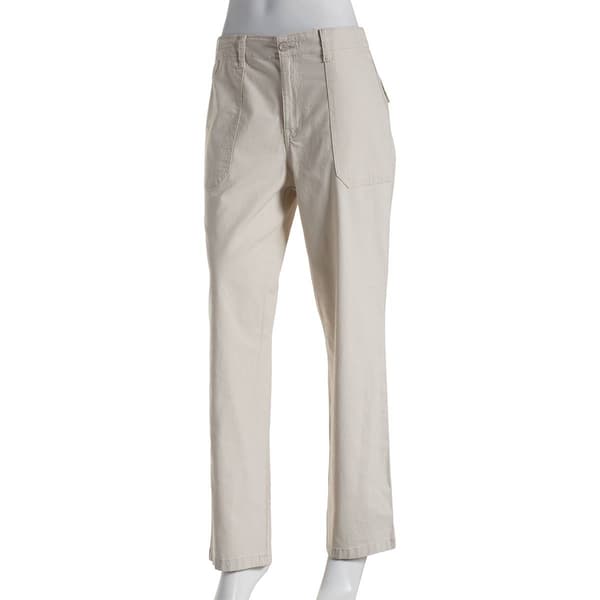 Womens Gloria Vanderbilt Utility Straight Leg Pants - Boscov's