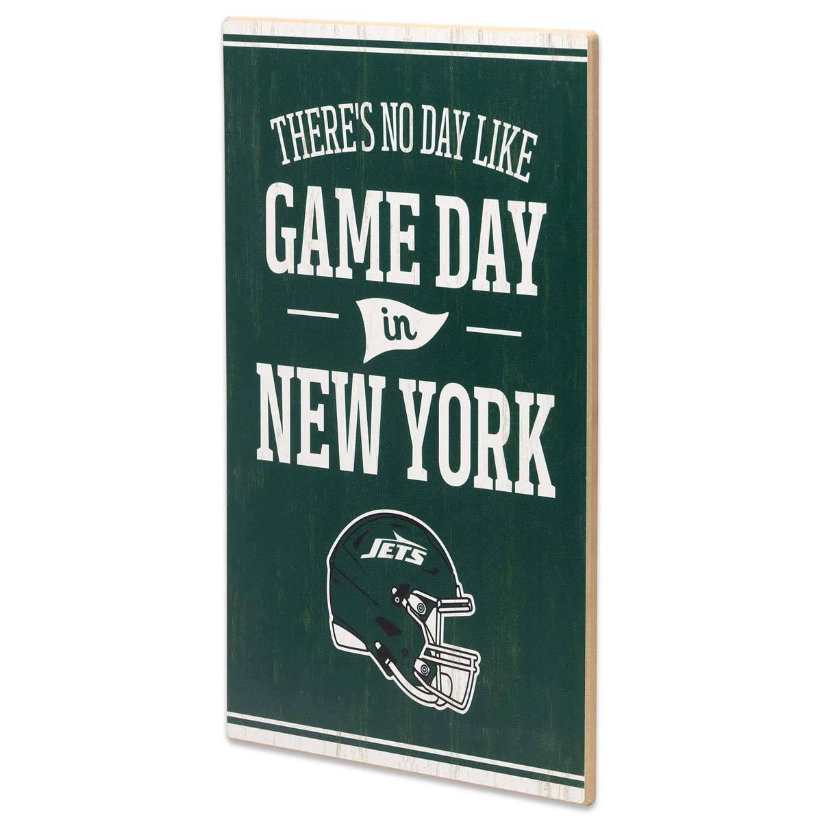 Open Road Jets Gameday Vertical Wood