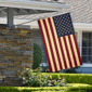 Northlight Patriotic Tea-Stained Embroidered Outdoor House Flag - image 2