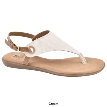 Womens White Mountain London Flat Sandals - Boscov's