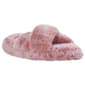 Womens Jessica Simpson Fur Cross Slides - image 1