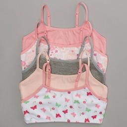 Girls (7-16) René Rofé® 5pk.Noelle Butterfly/Floral/ Bralettes
