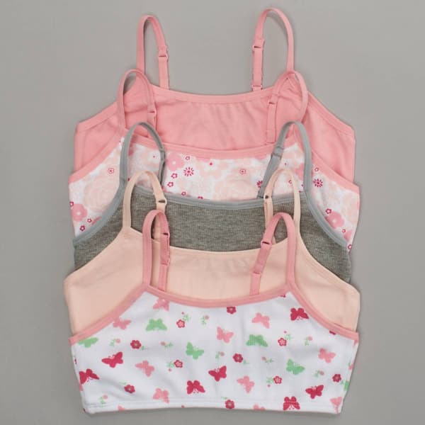 Girls (7-16) René Rofé® 5pk.Noelle Butterfly/Floral/ Bralettes