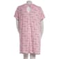 Plus Size Charmour Short Sleeve Love Script Nightshirts - image 3
