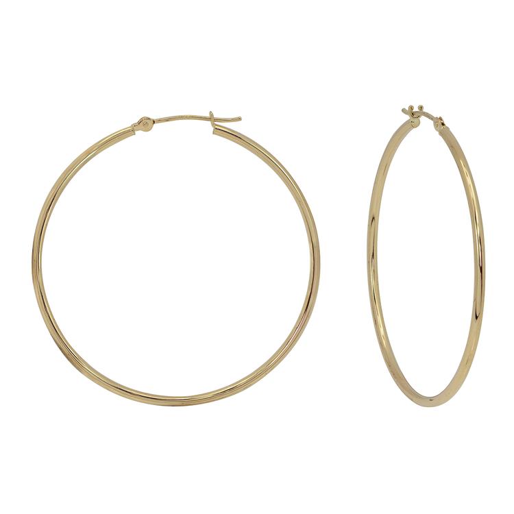 Candela 14kt. Yellow Gold Hoop Earrings