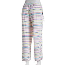 Womens MUK LUKS&#174; Rainbow Stripe Wide Leg Cloud Capri Pajama Pants