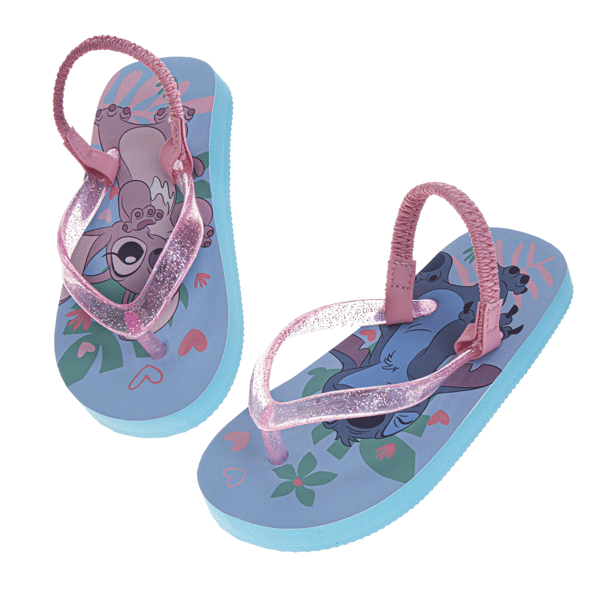 Toddler Girls Disney™ Stitch & Angel Dual Sizes Flip Flops