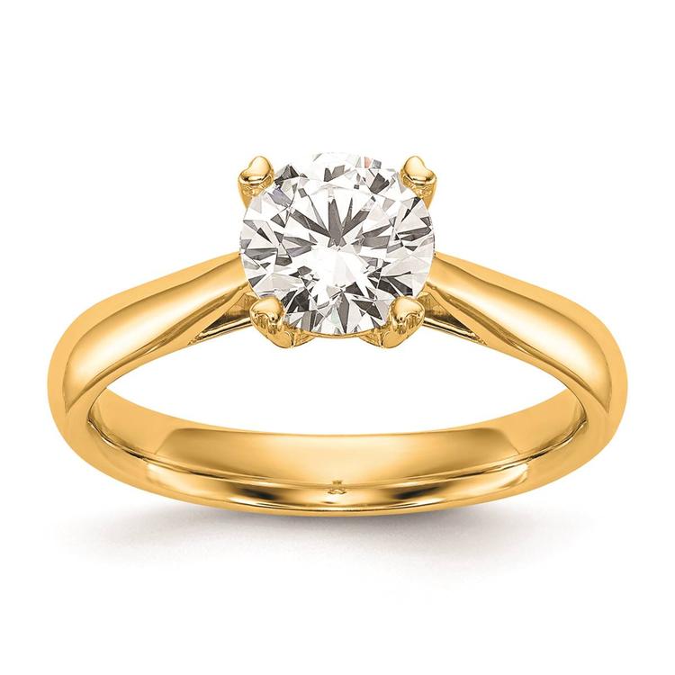 Pure Fire 14kt. Gold 1ctw. Certified Lab Grown Diamond Ring