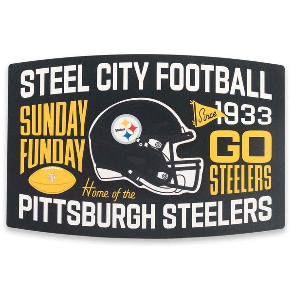 Open Road Steelers Team Story Layered Wood - image 