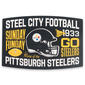 Open Road Steelers Team Story Layered Wood - image 1