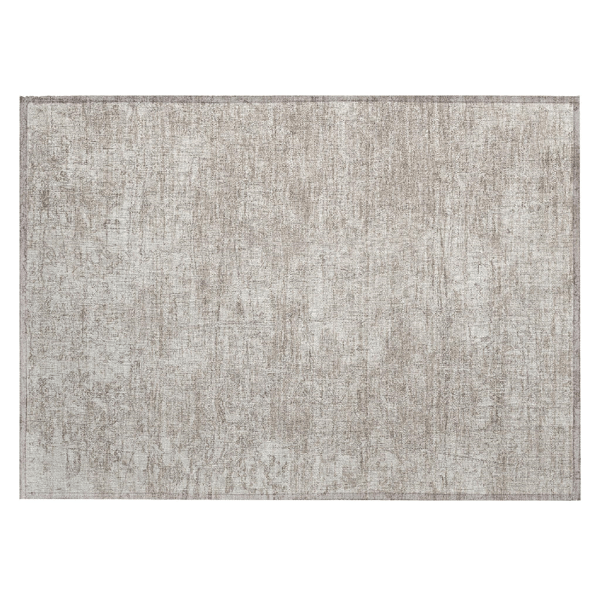 HomeRoots Ivory Abstract Non Skid Indoor Outdoor Accent Rug