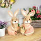 Northlight Seasonal Plush Boy Rabbit w/ Carrots Easter Figurine - image 3