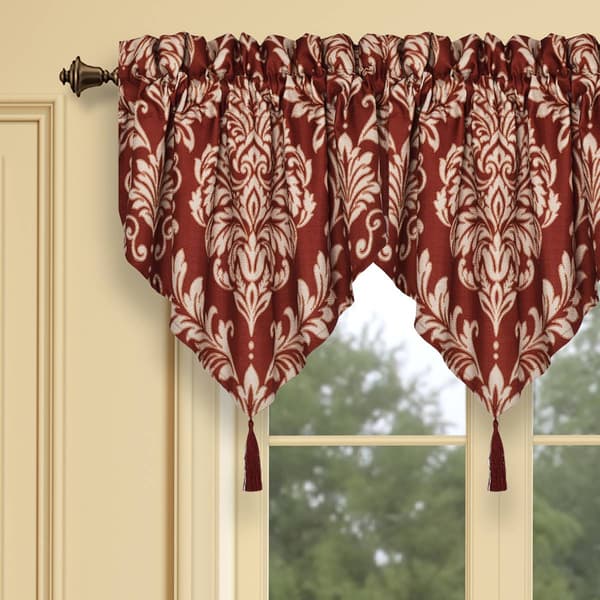 Royal Court Lazia Damask Window Ascot Valance - 21x40