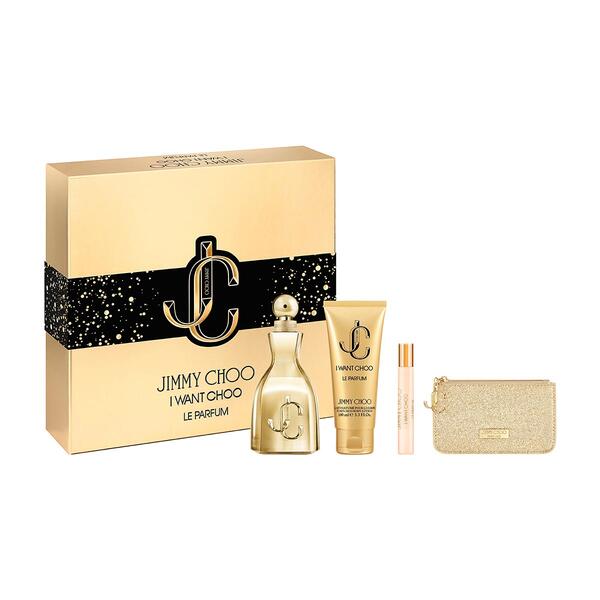 Jimmy Choo 4pc. I Want Choo Le Parfum Perfume Gift Set - image 