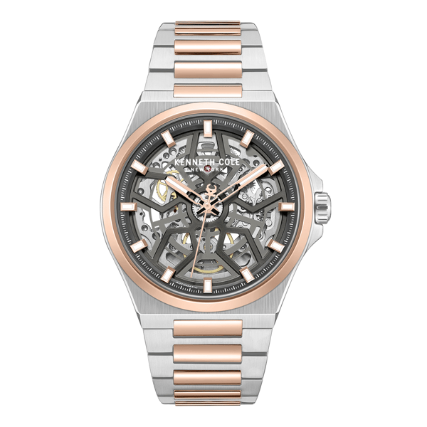 Mens Kenneth Cole New York® Automatic Multi Watch - KCWGY0065302 - image 