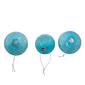 Kurt S. Adler 80MM Blue Glass Ball Ornaments - Set of 3 - image 3