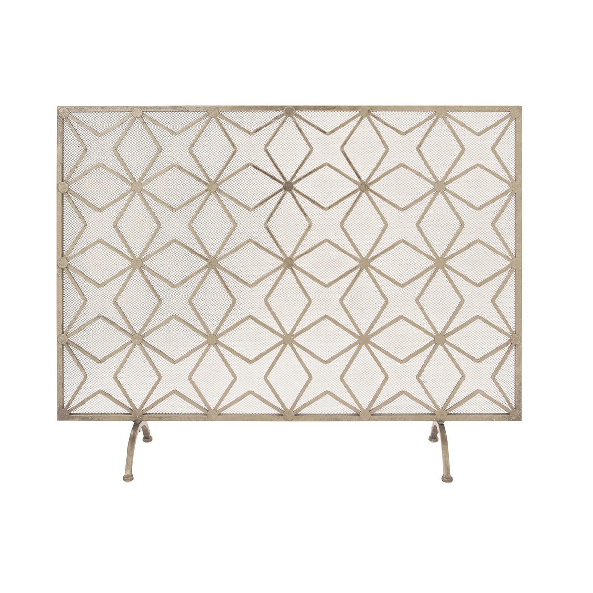 9th & Pike® Star Metal Fireplace Screen