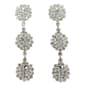 Rosa Rhinestones Clear Rhinestones Circle Links Drop Earrings - image 1