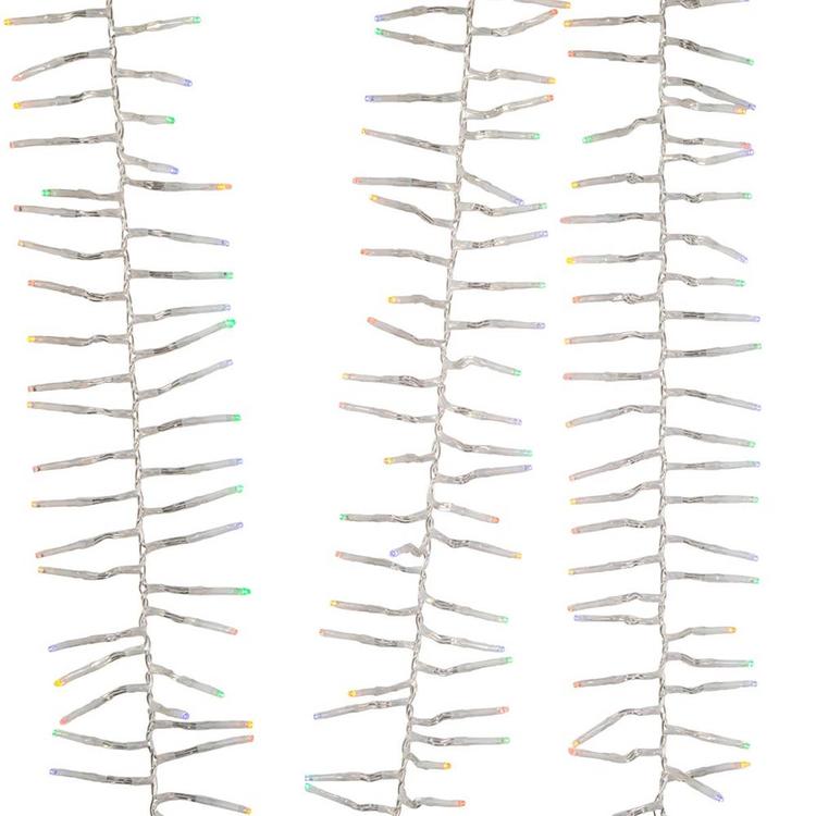 Kurt S. Adler 32.8ft. Multicolored LED Cluster Garland
