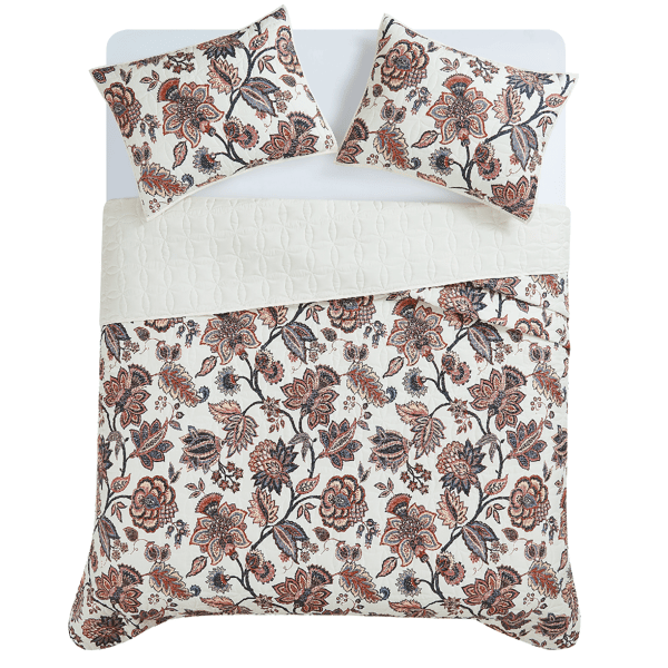 Cannon Chloe Jacobean 3pc. Quilt Set