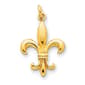 Gold Classics&#40;tm&#41; 14kt. Gold Fleur De Lis Charm - image 1