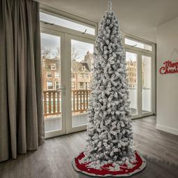 National Tree 9ft. Acacia Flocked Christmas Tree