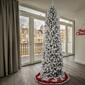 National Tree 9ft. Acacia Flocked Christmas Tree - image 2