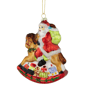 Northlight Santa on a Rocking Horse Glass Christmas Ornament - image 3