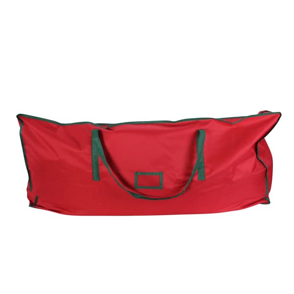 Northlight Seasonal 43 in. Red and Green Multipurpose Storage Bag - image 