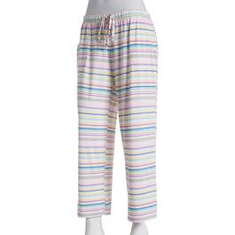 Womens MUK LUKS&#40;R&#41; Rainbow Stripe Wide Leg Cloud Capri Pajama Pants