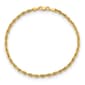 Gold Classics&#8482; 3.0mm. 14k Semi Solid Rope Chain Necklace - image 2