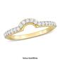 Gemstones Classics&#8482; 10kt. Gold Lab Created White Sapphire Ring - image 7