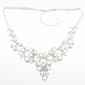 Rosa Rhinestones Pearl & Crystal Lace Statement Necklace - image 1