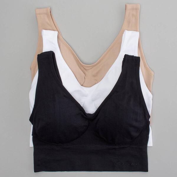 Plus Size Gloria Vanderbilt 3pk. Comfort Bras 3PKBRA664 - image 