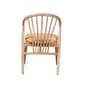Baxton Studio Kobe Natural Brown Wood & Rattan Dining Chair - image 5