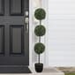 Northlight Seasonal 4ft. Artificial Triple Ball Topiary Tree - image 2
