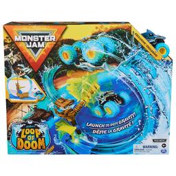 Spin Master Monster Jam Megalodon Loop of Doom Stunt Playset