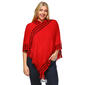 Plus Size White Mark Nevaeh Poncho Sweater - image 5