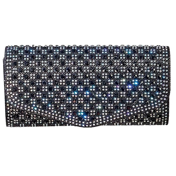 D''Margeaux Checkerd Stone Clutch Bag